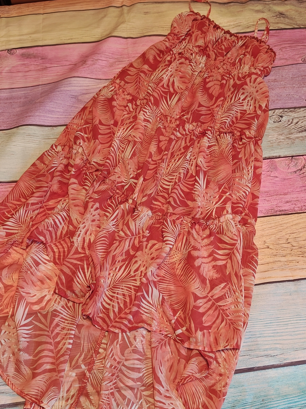 No Boundaries Medium Hi-low Maxi Dress #1560